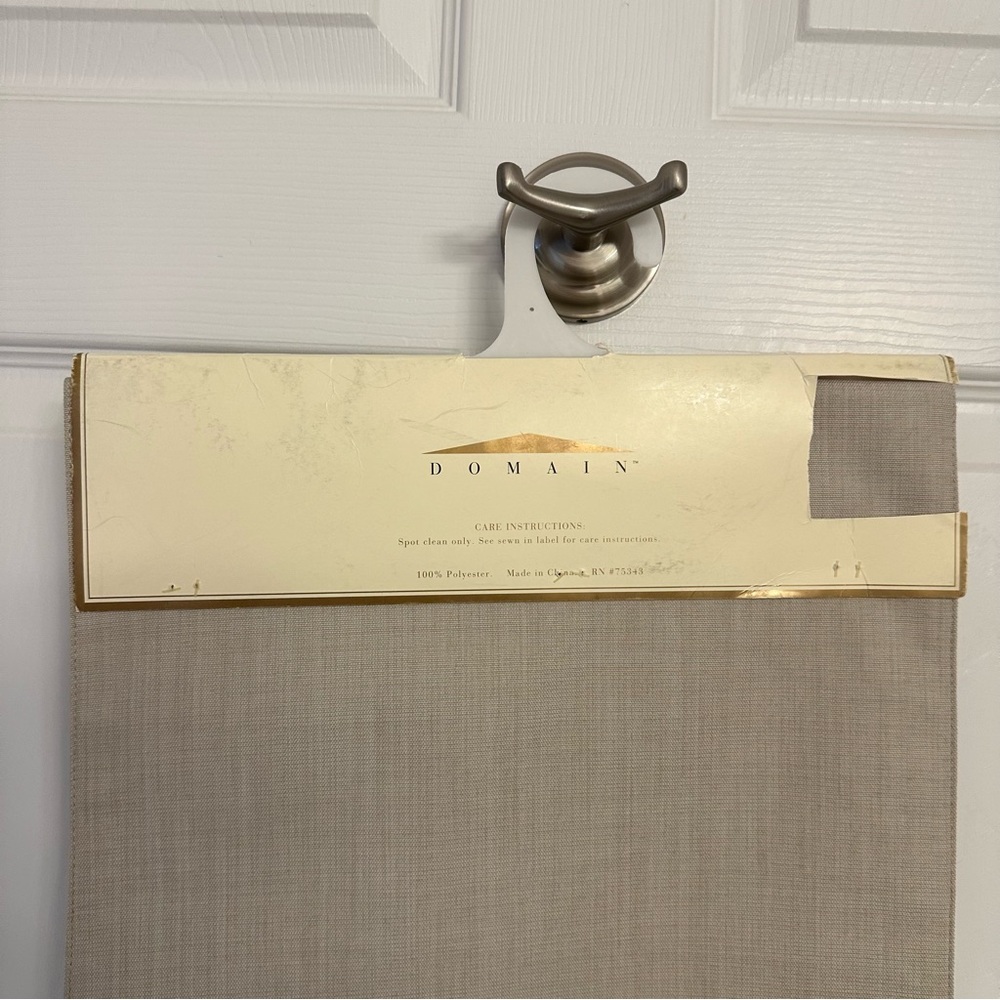Domain Dining Table Runner - Beige Neutral Embroidery 13” x 72” - Picture 5 of 9